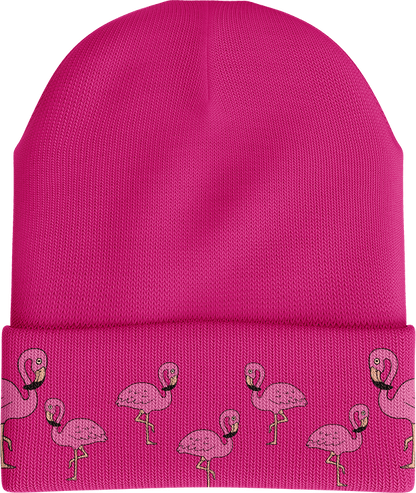 Flamingo Beanie - fungear.com.au