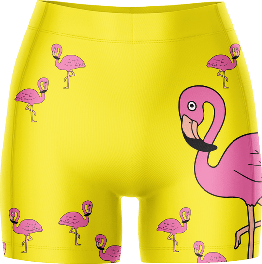 Flamingo Bike Shorts - fungear.com.au