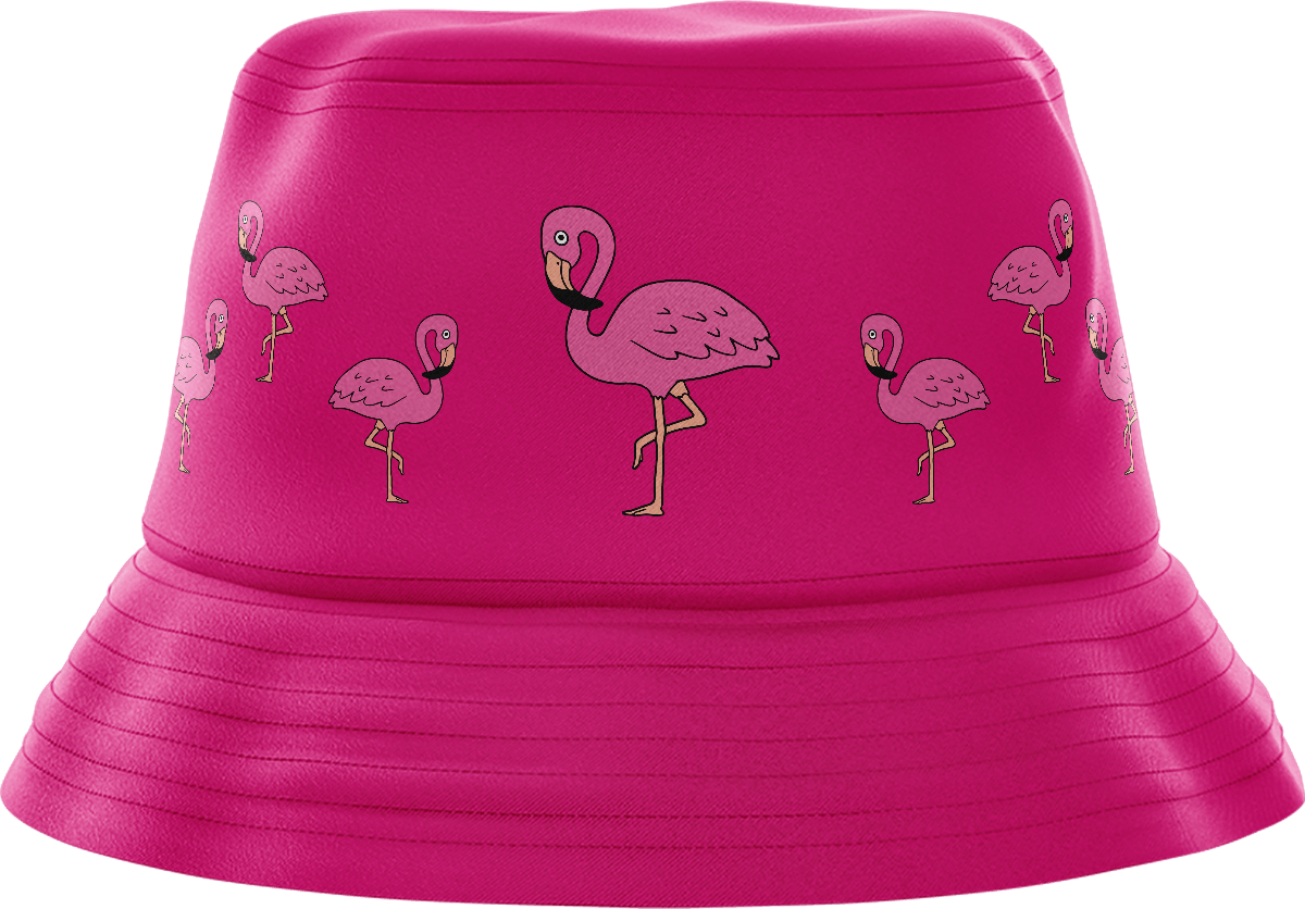 Flamingo Bucket Hats - fungear.com.au