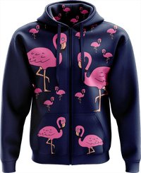 Flamingo Full Zip Hoodies Jacket 6