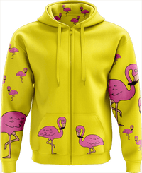 Flamingo Full Zip Hoodies Jacket 1
