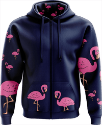 Flamingo Full Zip Hoodies Jacket 2