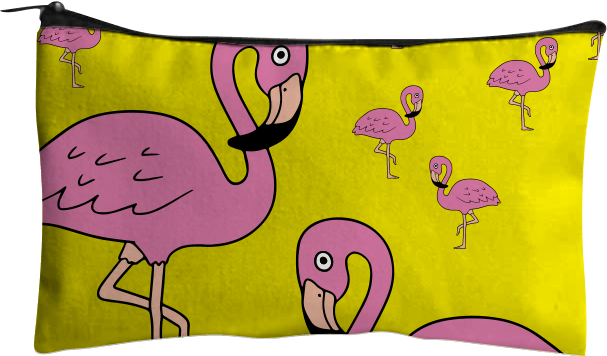 Flamingo Jumbo Pencil Case