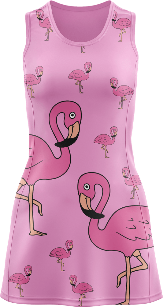 Flamingo Ladies Mini Dress - fungear.com.au