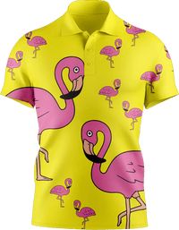 Flamingo Men's Short Sleeve Polo 2