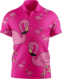 Flamingo Men's Short Sleeve Polo 1