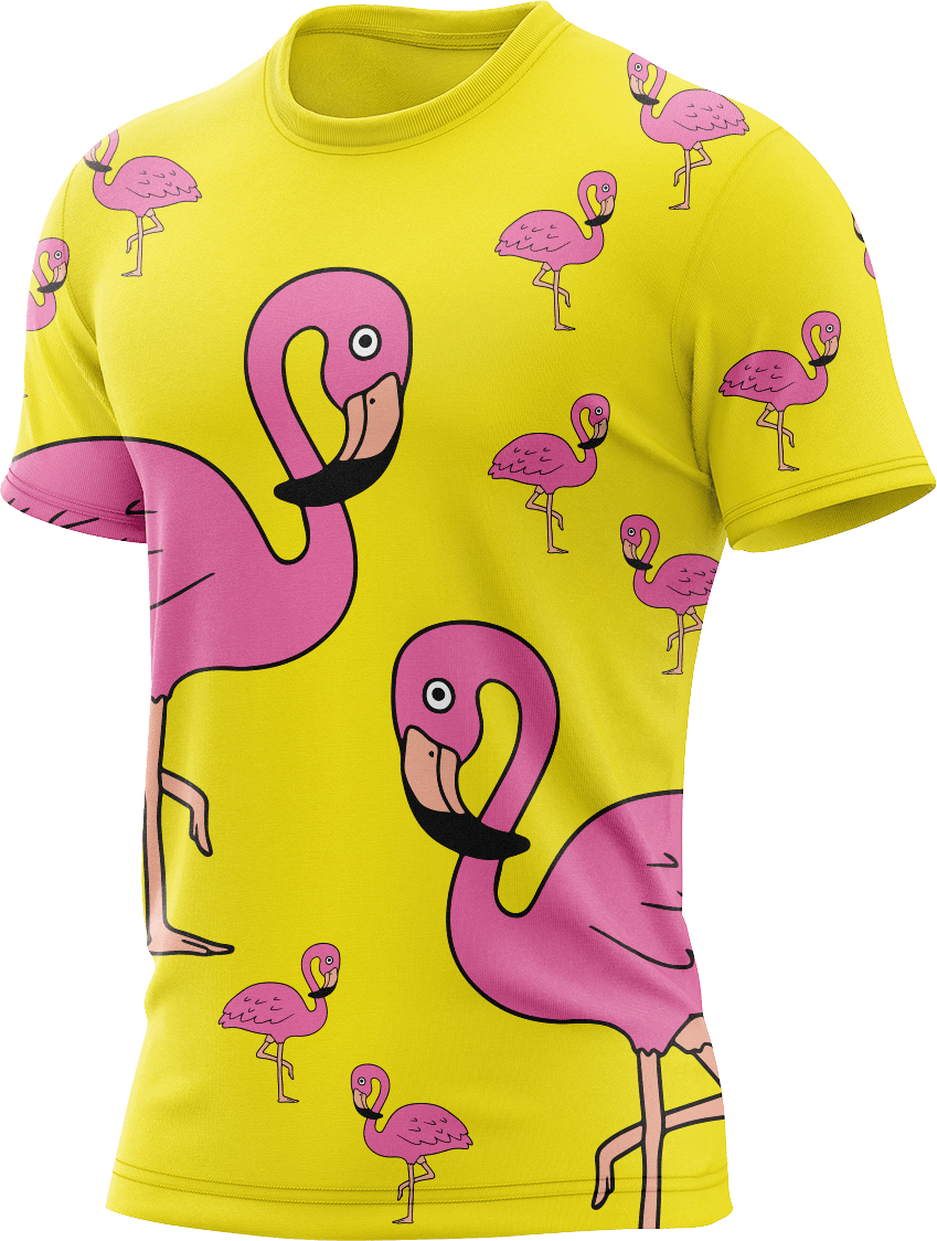 Flamingo Rash T-Shirt Short Sleeve - fungear.com.au