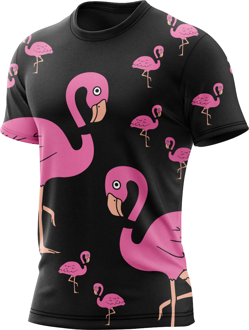 Flamingo Rash Shirt Short Sleeve
