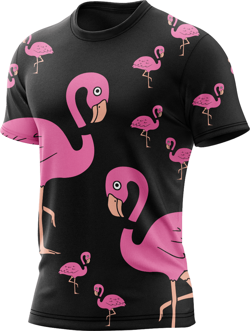 Flamingo Rash Shirt Short Sleeve