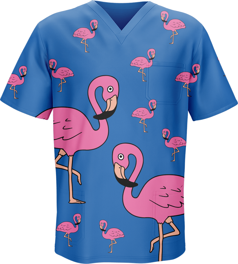 Flamingo Scrubs - fungear.com.au