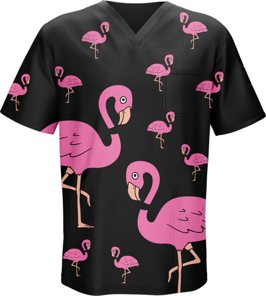 Flamingo Scrubs - fungear.com.au