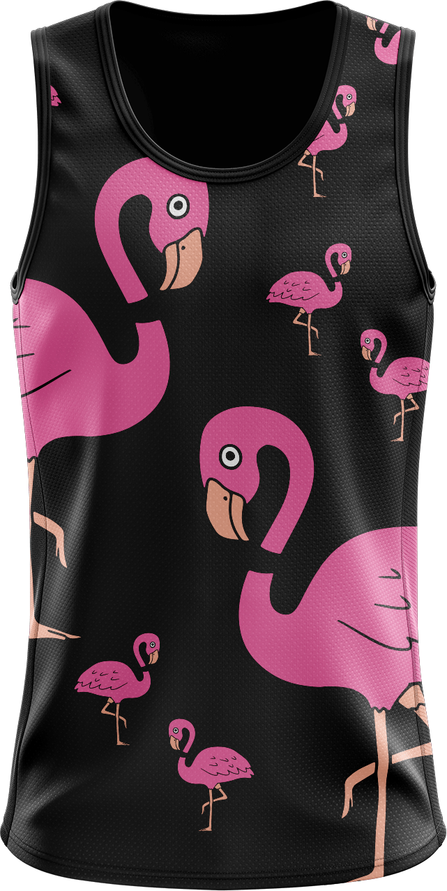 Flamingo Singlets - fungear.com.au