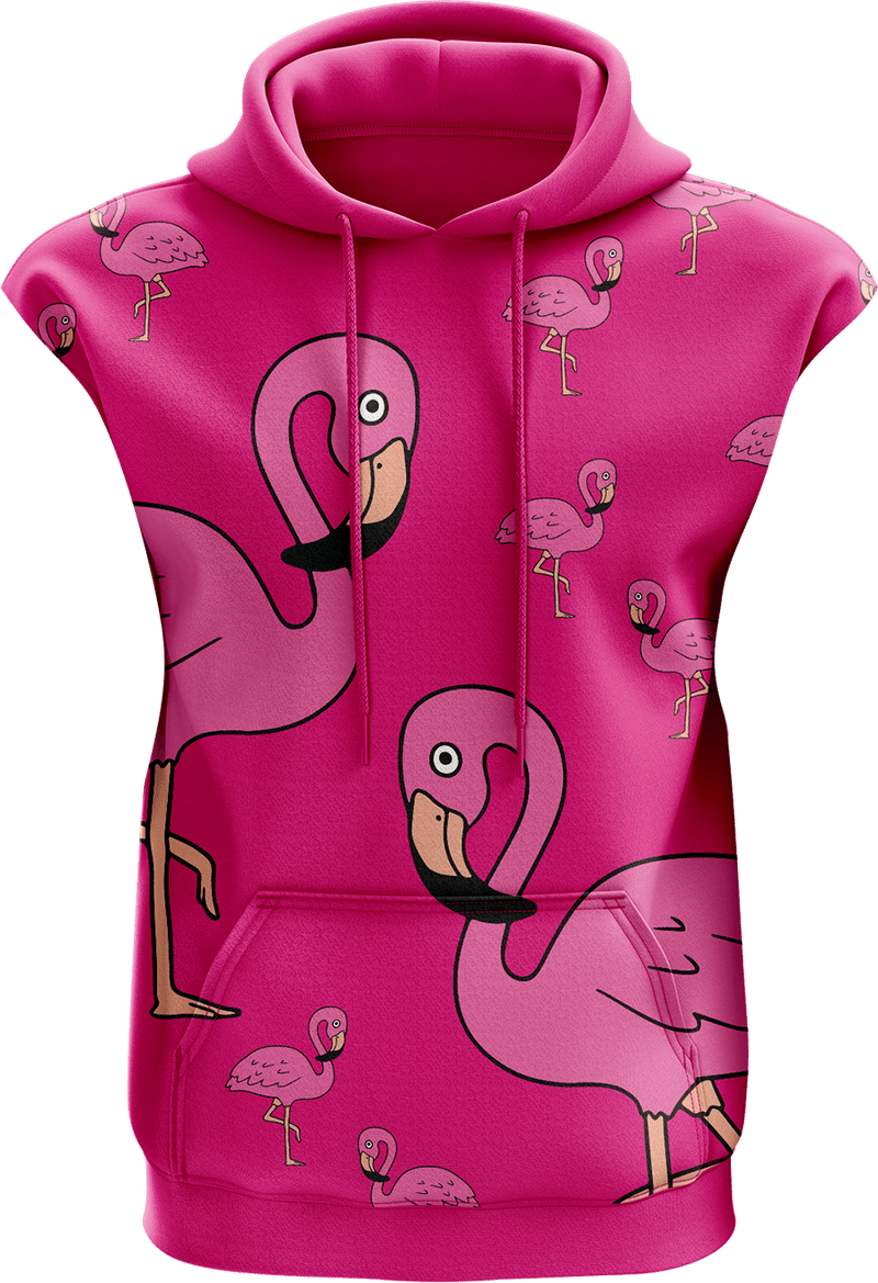 Flamingo Sleeveless Hoodie