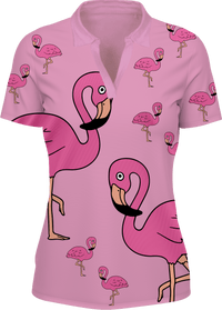 Flamingo Women's Polo 2