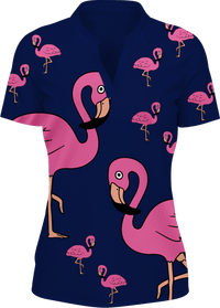 Flamingo Women's Polo 1