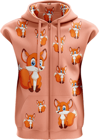 Fox Full Zip Sleeveless Hoodie Jackets 4