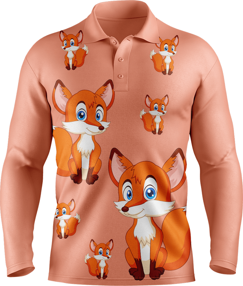 Fox Men's Long Sleeve Polo