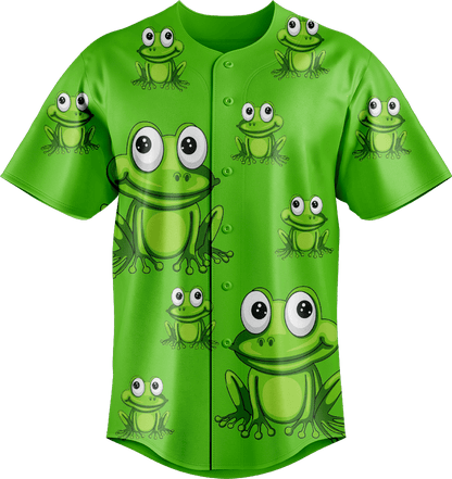 Freaky Frog Baseball Jerseys - fungear.com.au