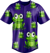 Freaky Frog Baseball Jerseys 2