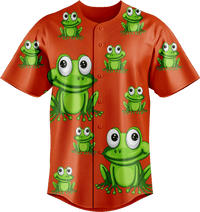 Freaky Frog Baseball Jerseys 3