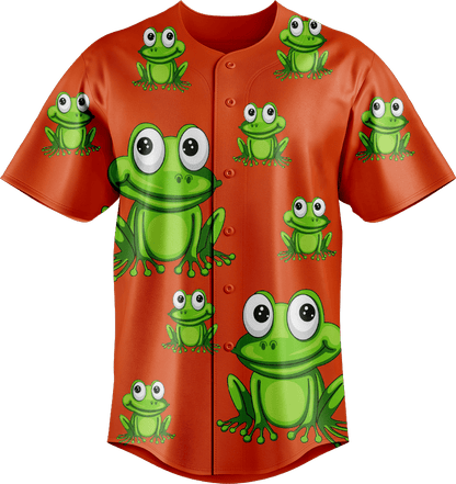 Freaky Frog Baseball Jerseys - fungear.com.au