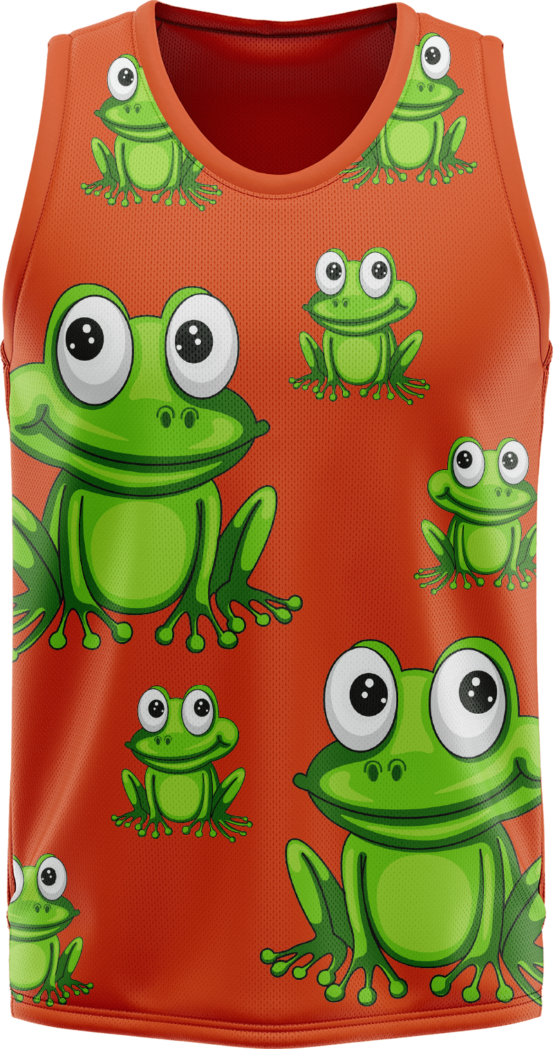 Freaky Frog Basketball Jersey - fungear.com.au