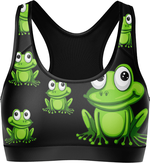 Freaky Frog Crop Top - fungear.com.au