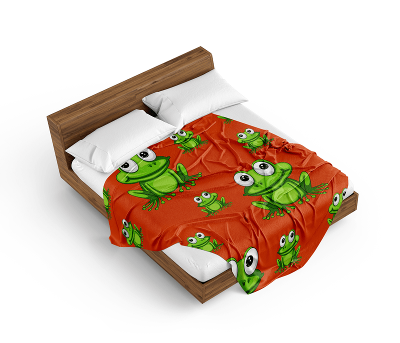 Freaky Frog Doona + Pillow