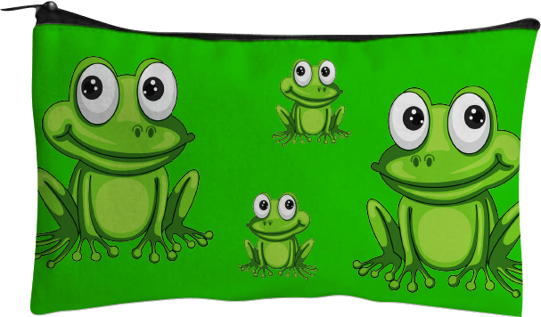 Freaky Frog Jumbo Pencil Case