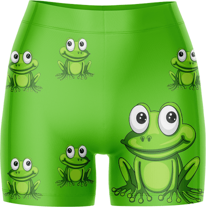 Freaky Frog Ladies Gym Shorts - fungear.com.au