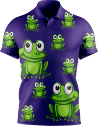 Freaky Frog Men's Short Sleeve Polo 2