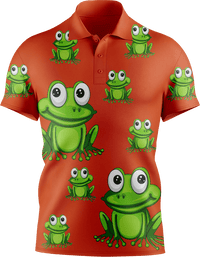 Freaky Frog Men's Short Sleeve Polo 1