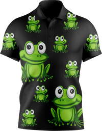 Freaky Frog Men's Short Sleeve Polo 4