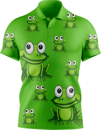 Freaky Frog Men's Short Sleeve Polo 3