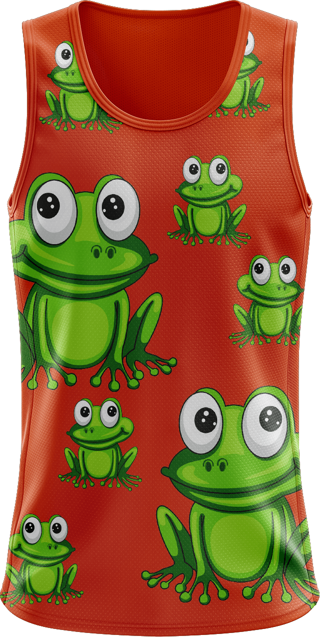 Freaky Frog Singlets - fungear.com.au