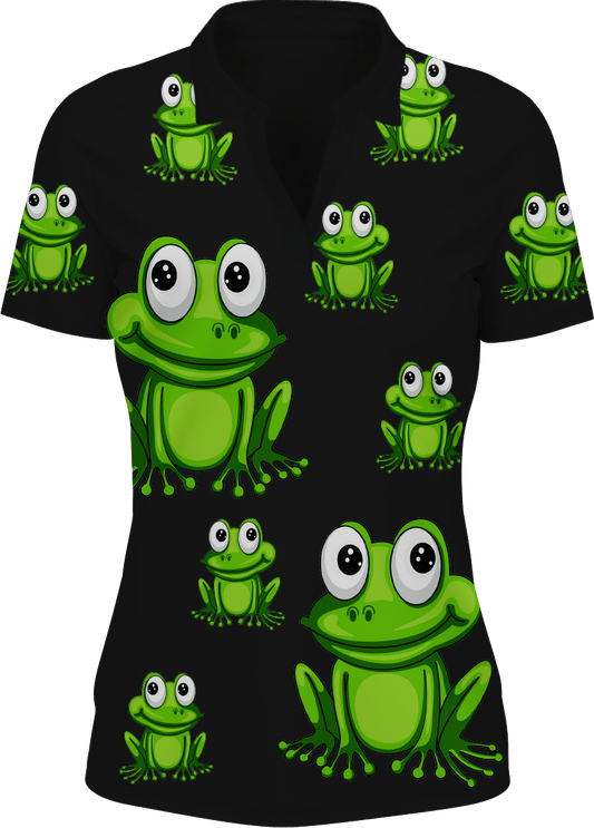 Freaky Frog Women's Polo - fungear.com.au