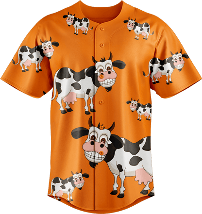 Fussy Cow Baseball Jerseys - fungear.com.au