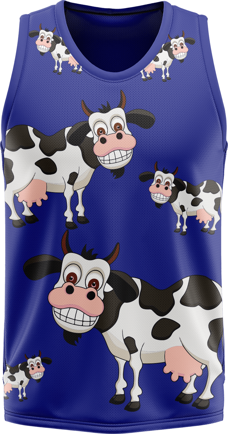 Fussy Cow Basketball Jersey - fungear.com.au