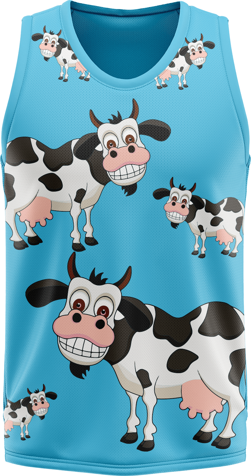 Fussy Cow Basketball Jersey - fungear.com.au