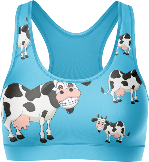 Fussy Cow Crop Top - fungear.com.au