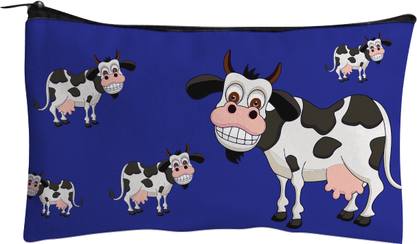 Fussy Cow Jumbo Pencil Case - fungear.com.au