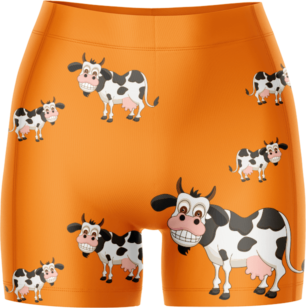 Fussy Cow Ladies Gym Shorts - fungear.com.au