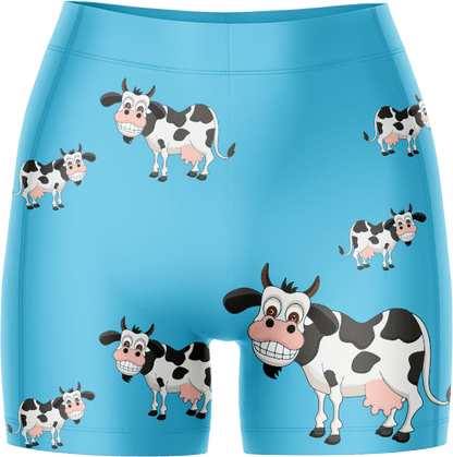 Fussy Cow Ladies Gym Shorts - fungear.com.au