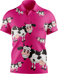 Fussy Cow Men's Short Sleeve Polo 4