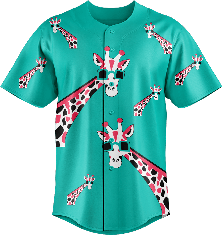 Gigi Giraffe Baseball Jerseys - fungear.com.au