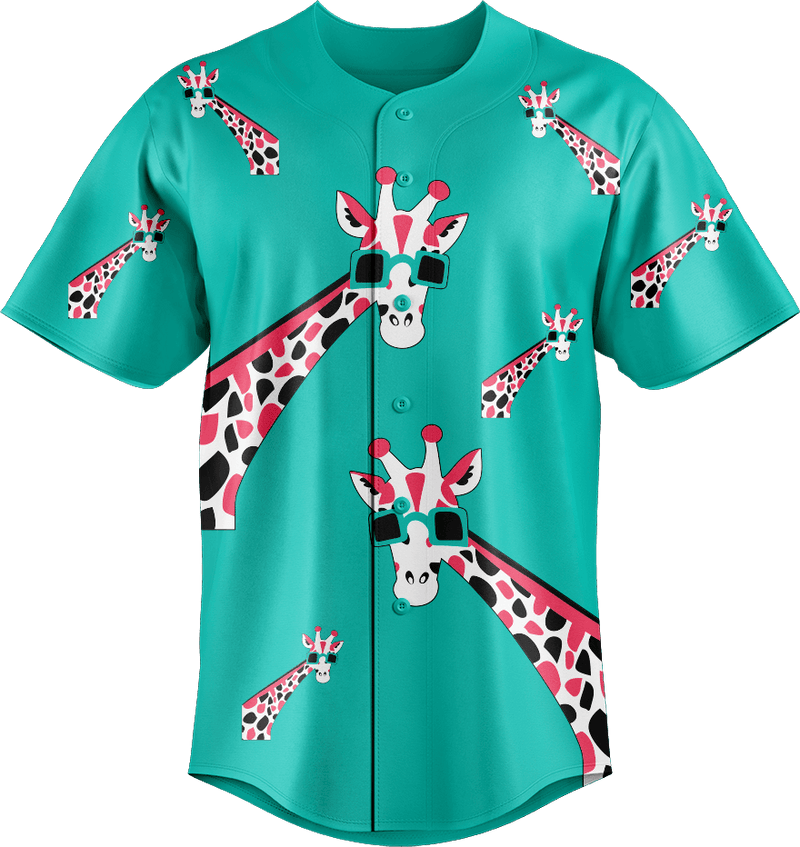 Gigi Giraffe Baseball Jerseys
