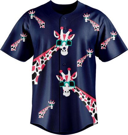 Gigi Giraffe Baseball Jerseys - fungear.com.au