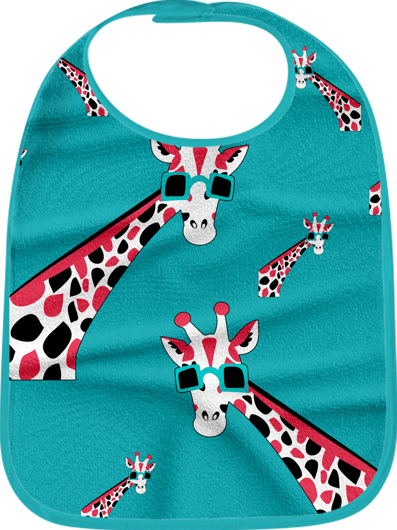Gigi Giraffe Bibs