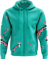 Gigi Giraffe Full Zip Hoodies Jacket 2