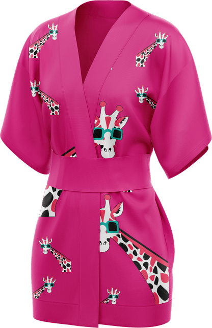 Gigi Giraffe Kimono - fungear.com.au